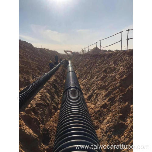 Hdpe Hollow Structure Wall Winding Tube Carat Tube